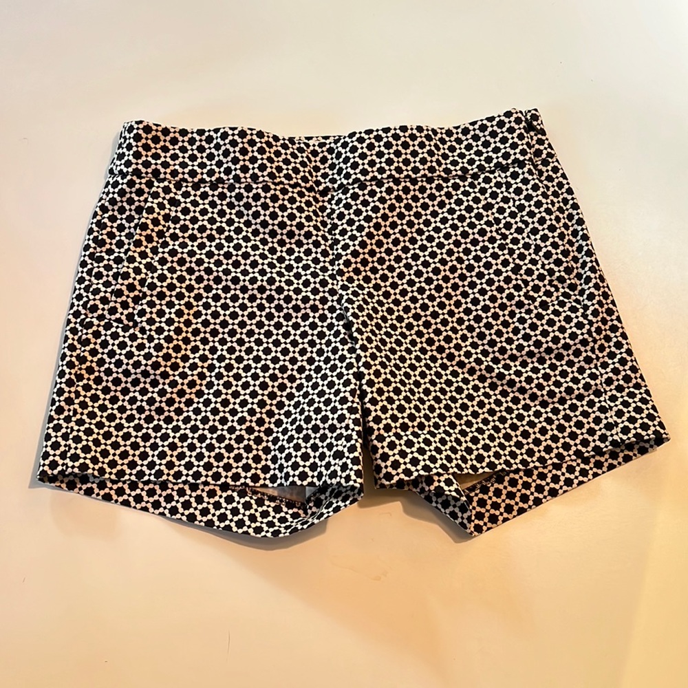 J. Crew Navy Blue Patterned Shorts